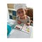 Tovla Jr. Kids Cookbook, Cooking Apron and Hat Set with Pocket for Boys and Girls, Ages 4-10 LE-BI8T-52OL - alternate 2